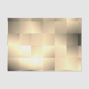 Papier Mousseline Sepia Tones dans un Motif Carré