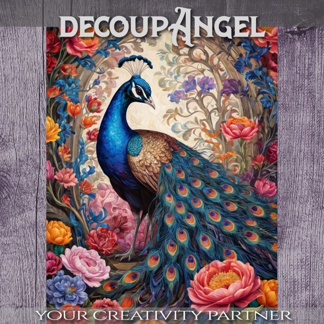 Papier Mousseline Sérénade des couleurs - Découpage - (Créateur téléchargé)