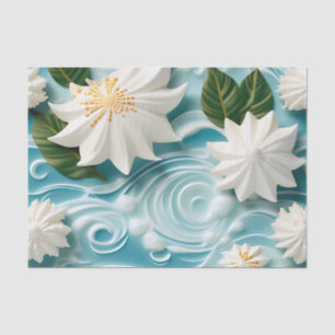 Papier Mousseline Serene Beach Scene avec White Seafoam