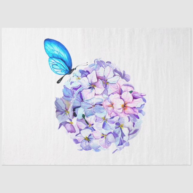 Papier Mousseline Série Boho Crâne et Fleurs Design 16 (Recto)