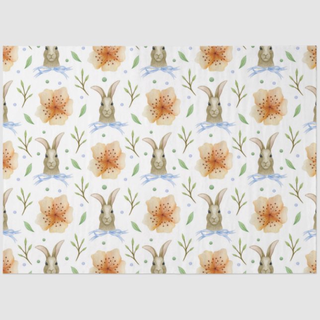 Papier Mousseline Série Bunny de Pâques Design 1 (Recto)