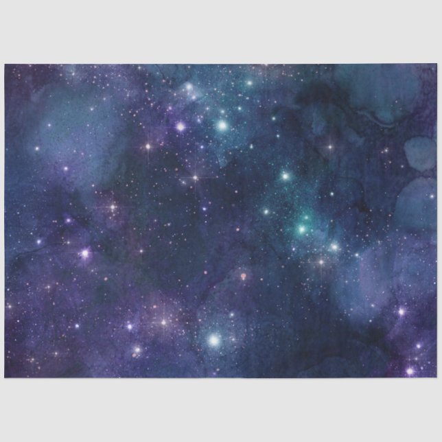 Papier Mousseline Série Conception 16 submergée d'étoiles (Recto)