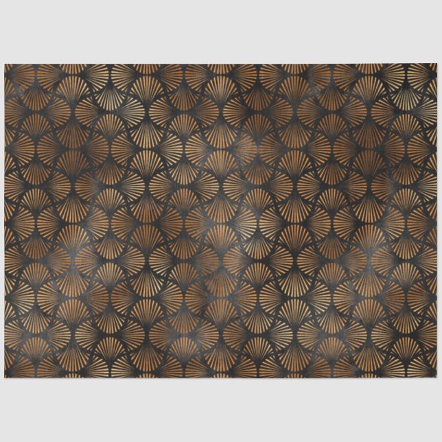Papier Mousseline Série Copper Tiger Design 13 (Recto)