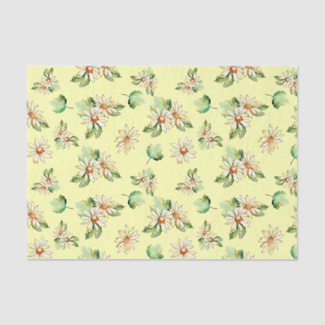 Papier Mousseline Série Daisy Design 5 (Recto)