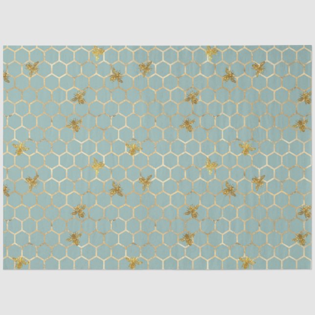 Papier Mousseline Série de conception de jolie abeille 48 (Recto)