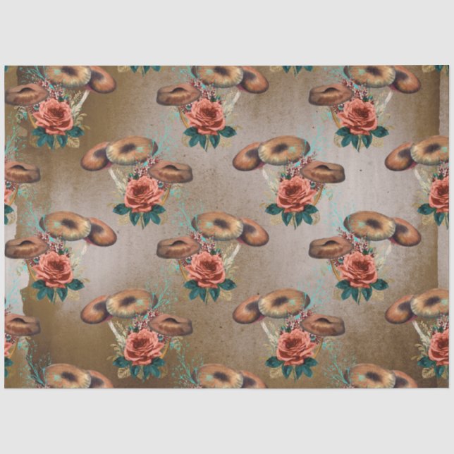 Papier Mousseline Série de conception d'éphémères de champignons #6 (Recto)