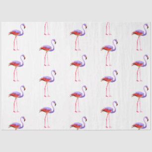 Papier Mousseline Série de design Flamingo à l'aquarelle 7