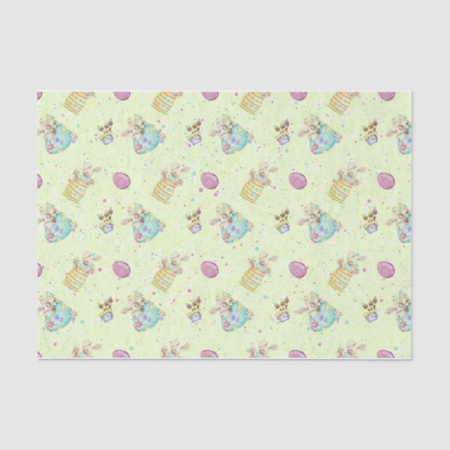 Papier Mousseline Série de design Pâques Pastel 2 (Recto)