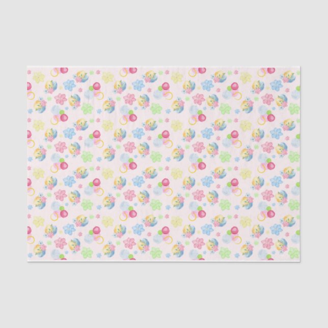 Papier Mousseline Série de design Pâques Pastel 5 (Recto)