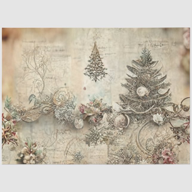 Papier Mousseline Série de designs de Noël Ole #1 (Recto)
