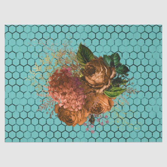 Papier Mousseline Série de l'abeille de la forêt Design 67 (Recto)