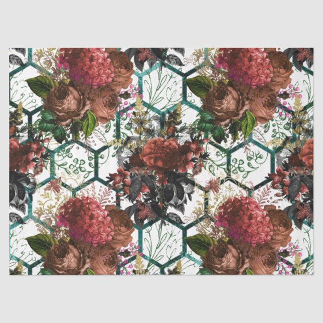 Papier Mousseline Série de ruches de bois Design 60 (Recto)