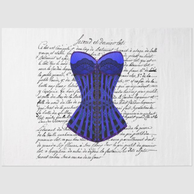 Papier Mousseline Série Débutante Gothique Design 6  (Recto)