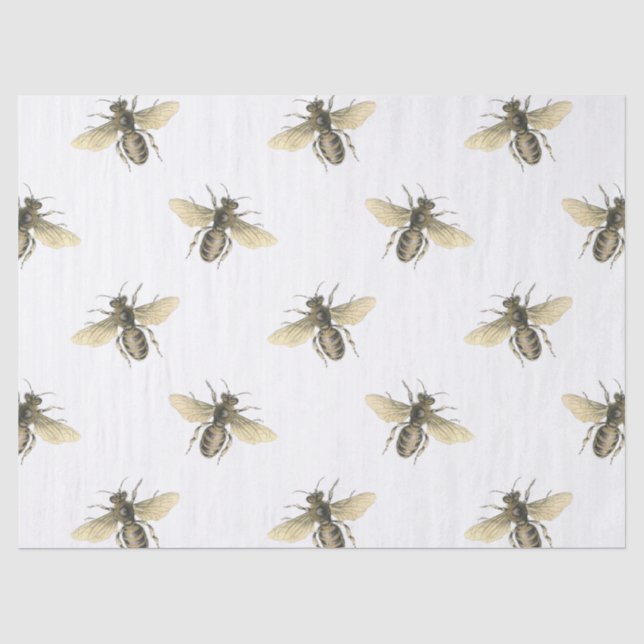 Papier Mousseline Série Honey Bee Dessin 3 (Recto)