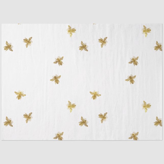 Papier Mousseline Série Lovely Bee Design 37 (Recto)