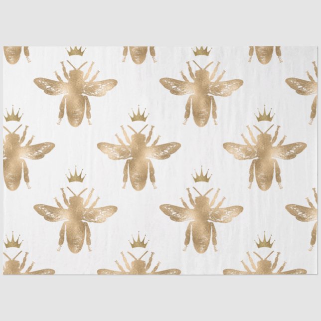 Papier Mousseline Série Lovely Bee Design 39 (Recto)