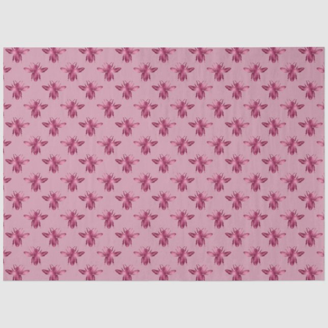Papier Mousseline Série Lovely Bee Design 43 (Recto)