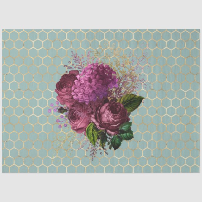 Papier Mousseline Série Lovely Bee Design 47 (Recto)