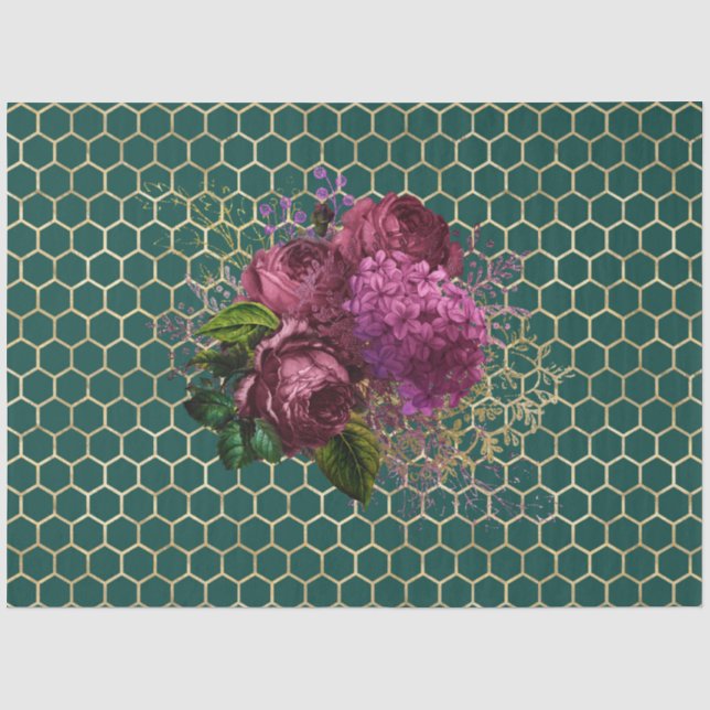 Papier Mousseline Série Lovely Bee Design 50 (Recto)