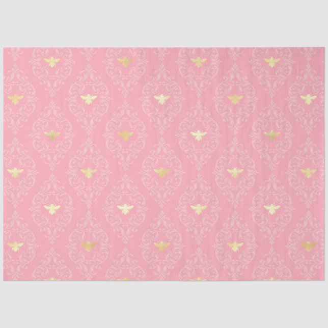 Papier Mousseline Série Princess Bee Design #3 (Recto)