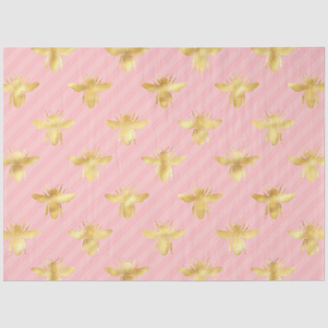 Papier Mousseline Série Princess Bee Design #7 (Recto)