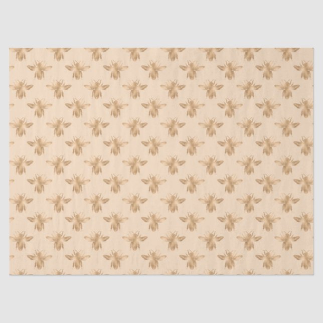 Papier Mousseline Série Princesse Abeille Design 25 (Recto)