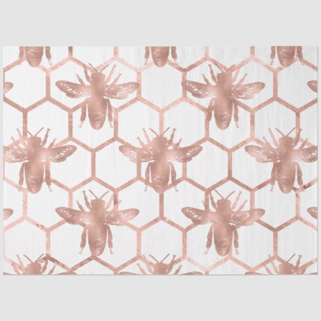 Papier Mousseline Série Princesse Abeille Design 37 (Recto)
