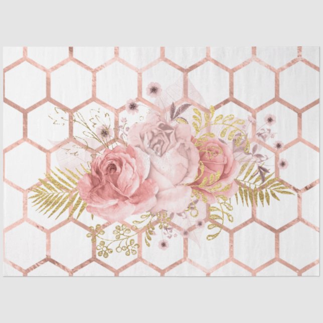 Papier Mousseline Série Princesse Abeille Design 44 (Recto)