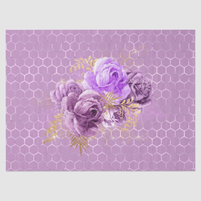 Papier Mousseline Série Queen Bee Design 27 (Recto)
