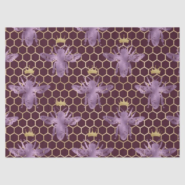 Papier Mousseline Série Queen Bee Design 35 (Recto)