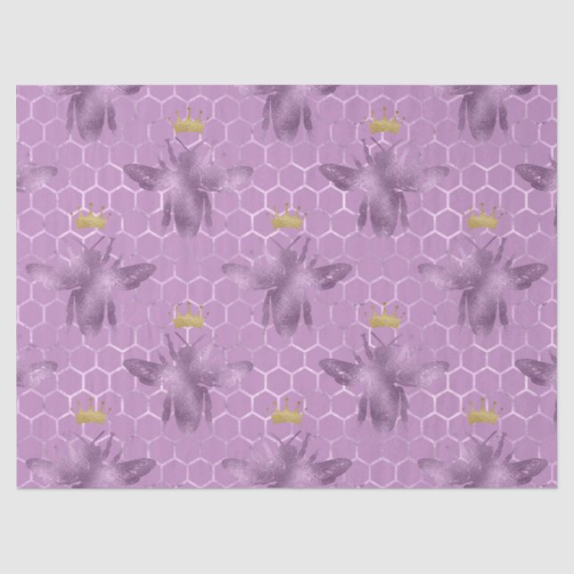 Papier Mousseline Série Queen Bee Design 36 (Recto)