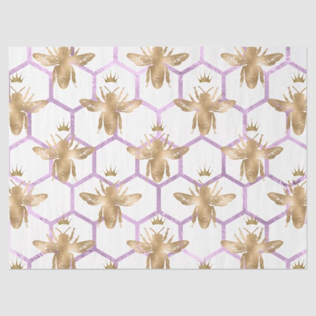 Papier Mousseline Série Queen Bee Design 41 (Recto)