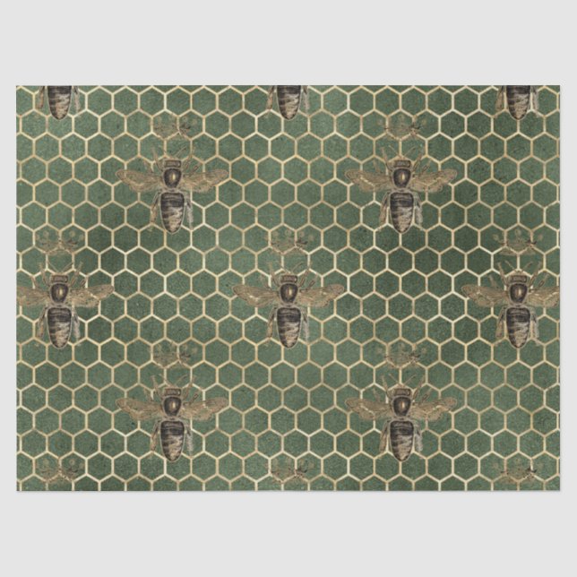Papier Mousseline Série Red Rose Bee Design 31 (Recto)