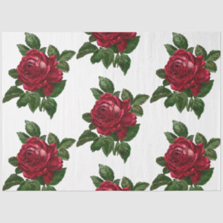 Papier Mousseline Série Red Rose Steampunk Design 10