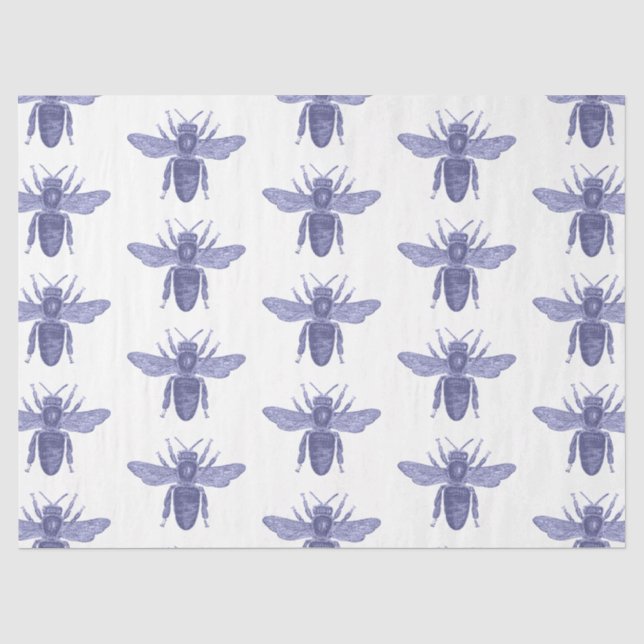 Papier Mousseline Série Serenity Bee Design 29 (Recto)