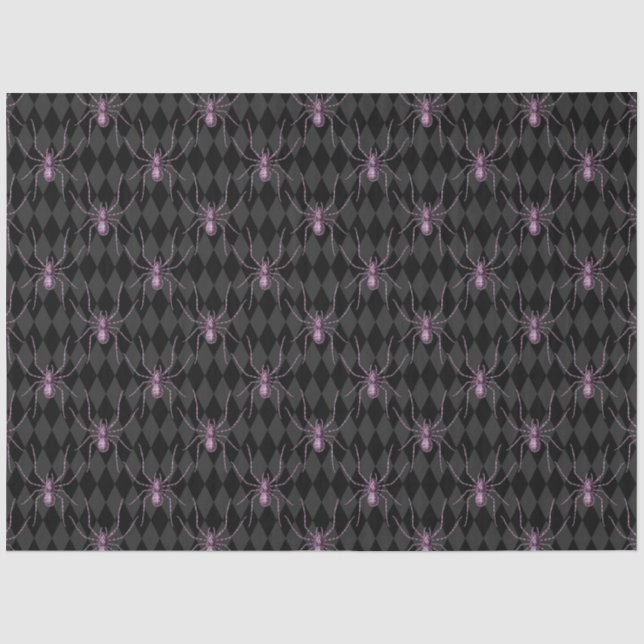 Papier Mousseline Série Sorcière Araignée Design 10 (Recto)