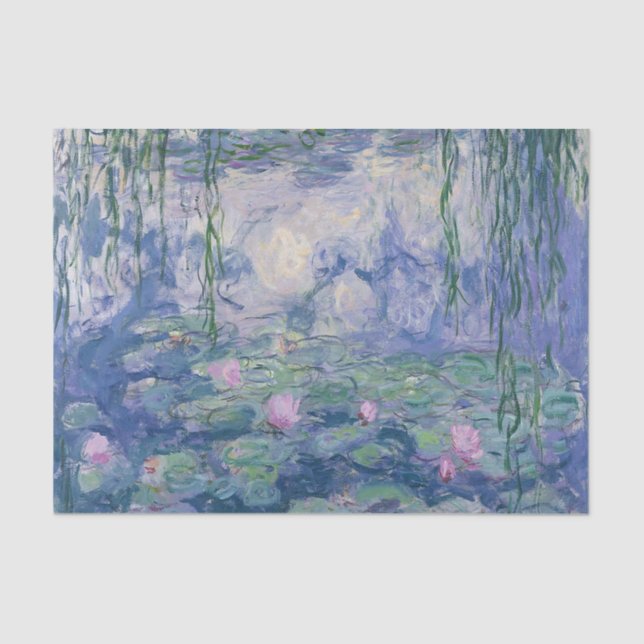 Papier Mousseline Série Water Lilies par Claude Monet (Recto)