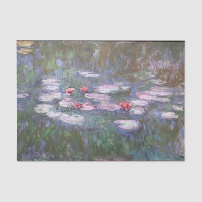 Papier Mousseline Série Water Lilies par Claude Monet (Recto)