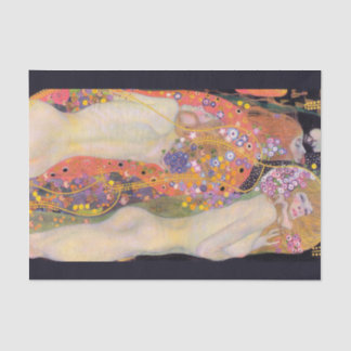 Papier Mousseline Serpents d'eau, Gustav Klimt