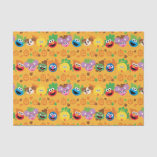 Papier Mousseline Sesame Street Autumn quitte Motif