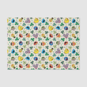 Papier Mousseline Sesame Street St. Patrick's Day Motif