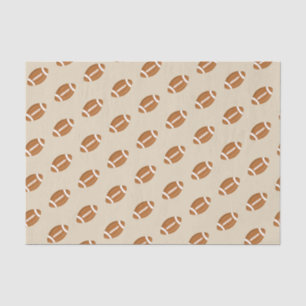 Papier Mousseline Sexe Révéler Football bébé garçon douche touchdown