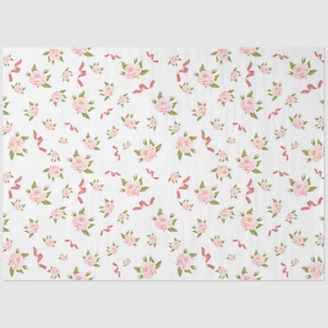 Papier Mousseline Shabby Chic Collage Series Design 11 (Recto)