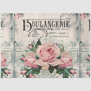 Papier Mousseline shabby chic, découpage, victorien, français chic, 