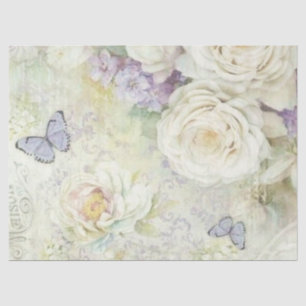 Papier Mousseline Shabby Chic Lilac Series Design 13 Tissu Paper