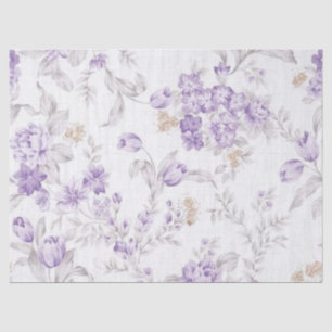 Papier Mousseline Shabby Chic Lilac Series Design 16 Tissu Paper
