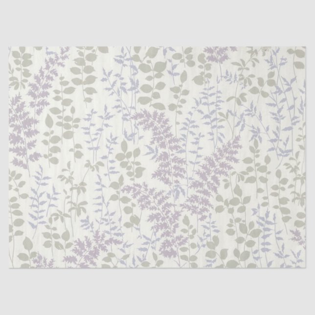Papier Mousseline Shabby Chic Lilac Series Design 25 (Recto)