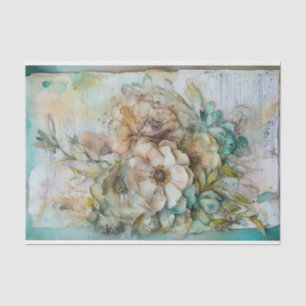 Papier Mousseline Shabby Chic Médias Mélangés