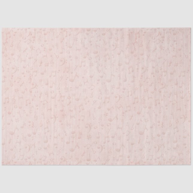 Papier Mousseline Shabby Chic Pink Series Design 4 Tissu Papier (Recto)