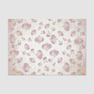 Papier Mousseline Shabby Chic Rose Series Design 8